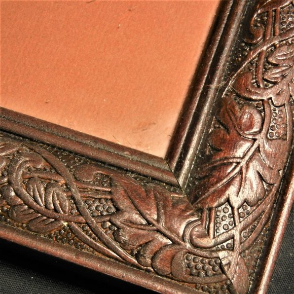 RARE Antique ORIGINAL 1922 CREAM OF WHEAT AD by ED P. BREWER Ornate Wooden Frame - Picture 5 of 7